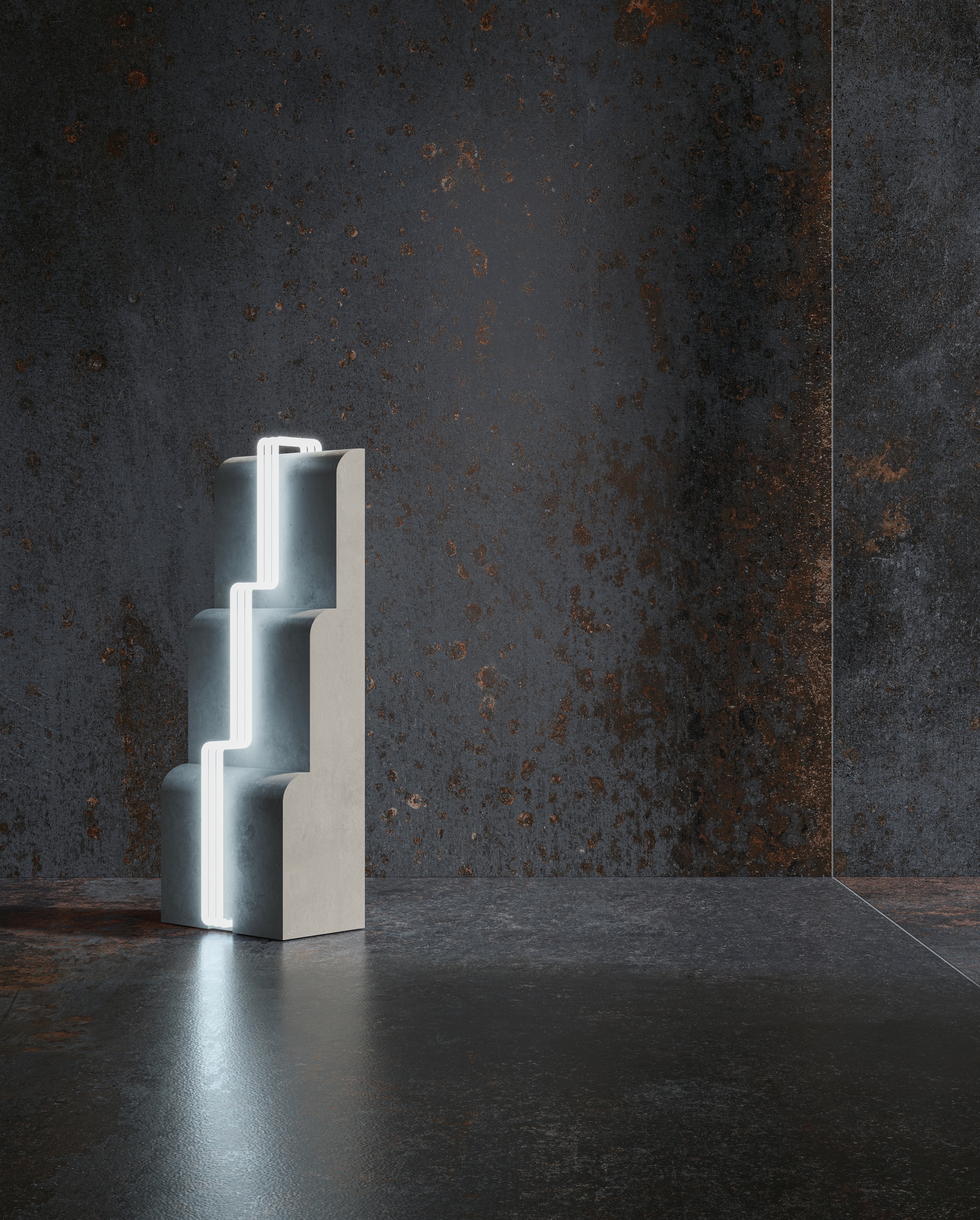 Fliese Metalloptik Serenissima Costruire Metallo Nero Bodenfliesen Wandfliesen dunkelgrau braun