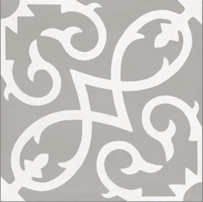 Fliese Patchwork Dekor Zementoptik grau Contrasti Grigio Decoro Mix Ragno by Marazzi