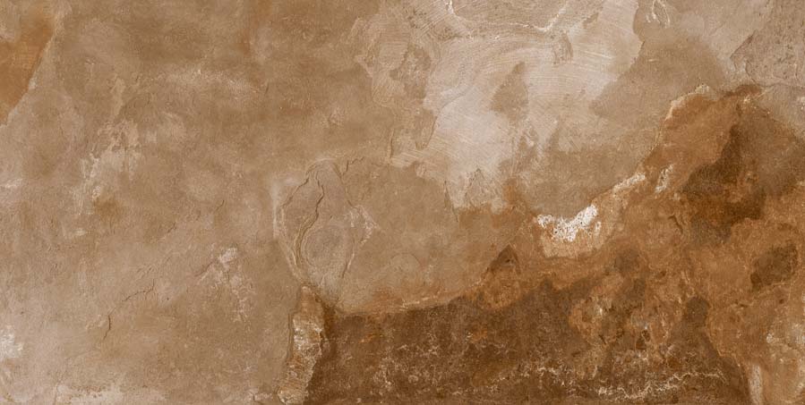 Fliese Steinoptik rustikal orange rot "Bor Oxido" rektifiziert