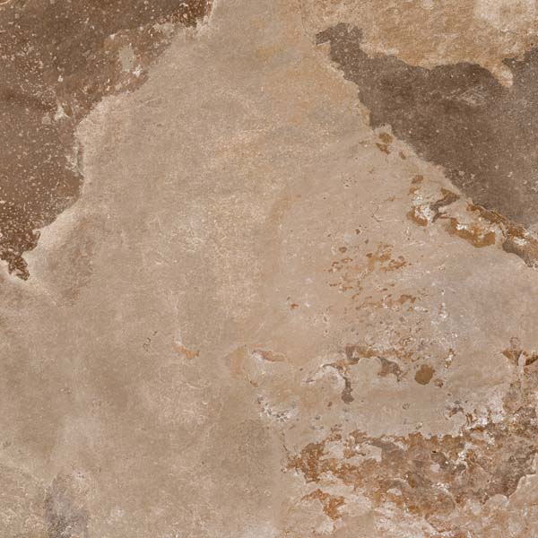 Fliese Steinoptik rustikal orange rot "Bor Oxido" rektifiziert