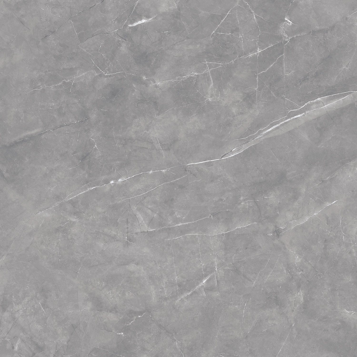 Fliese Steinoptik grau poliert "Magda Gris" Feinsteinzeug rektifiziert