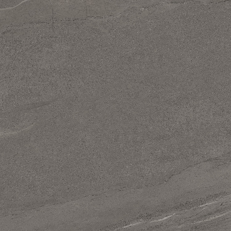 Fliese Sandstein-Optik grau 100 x 100 cm "Eddystone Gris" Feinsteinzeug rektifiziert