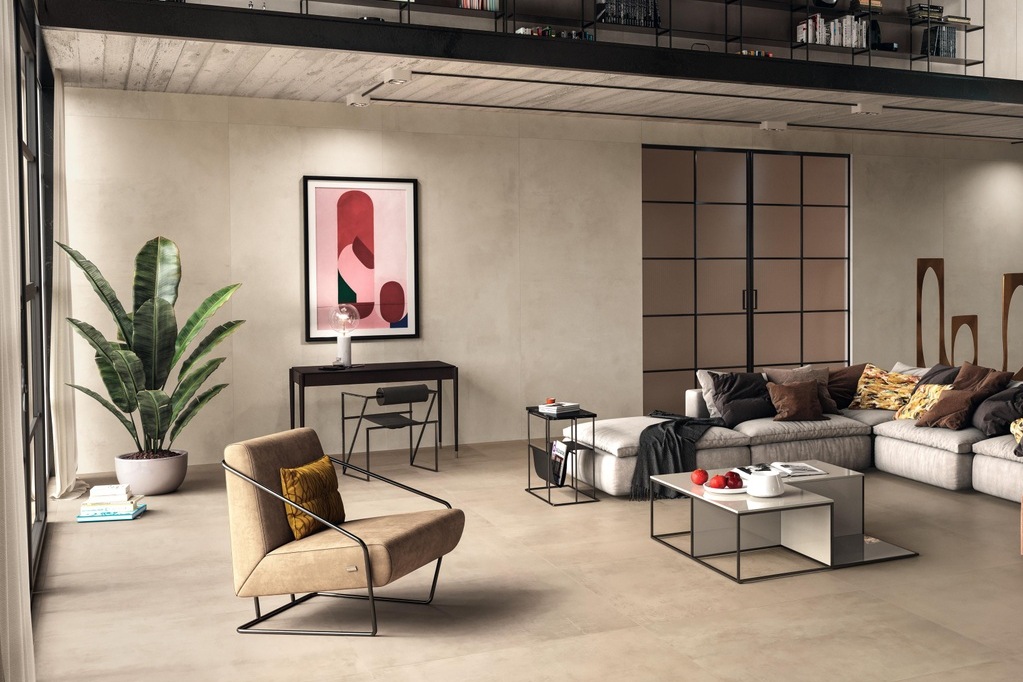 XXL-Fliese Boost Pro Ivory 120x278 cm creme sand Großformat-Fliese Atlas Concorde