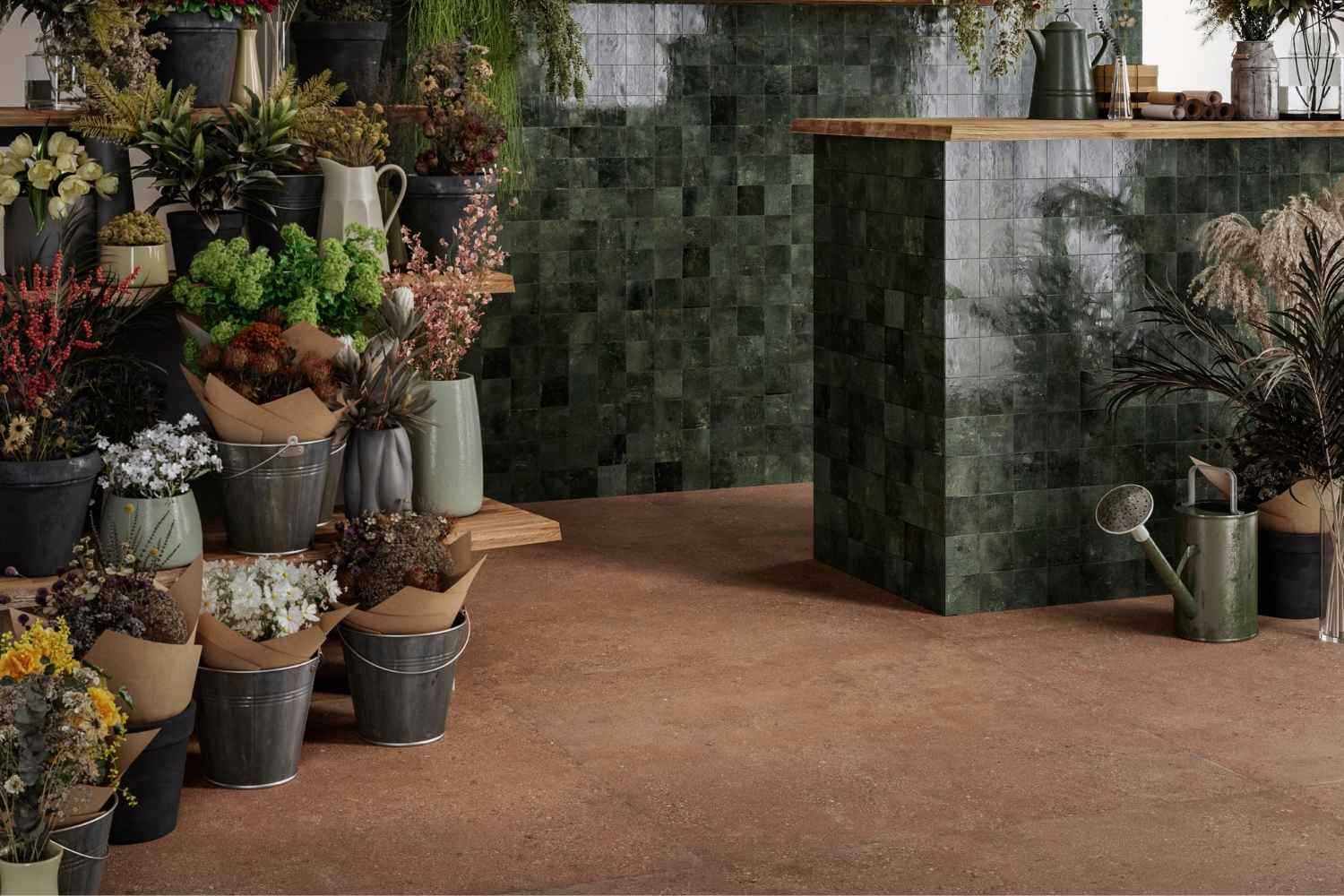 Fliese Natursteinoptik beige "Duo Back Cotto" Steinoptik rektifiziert