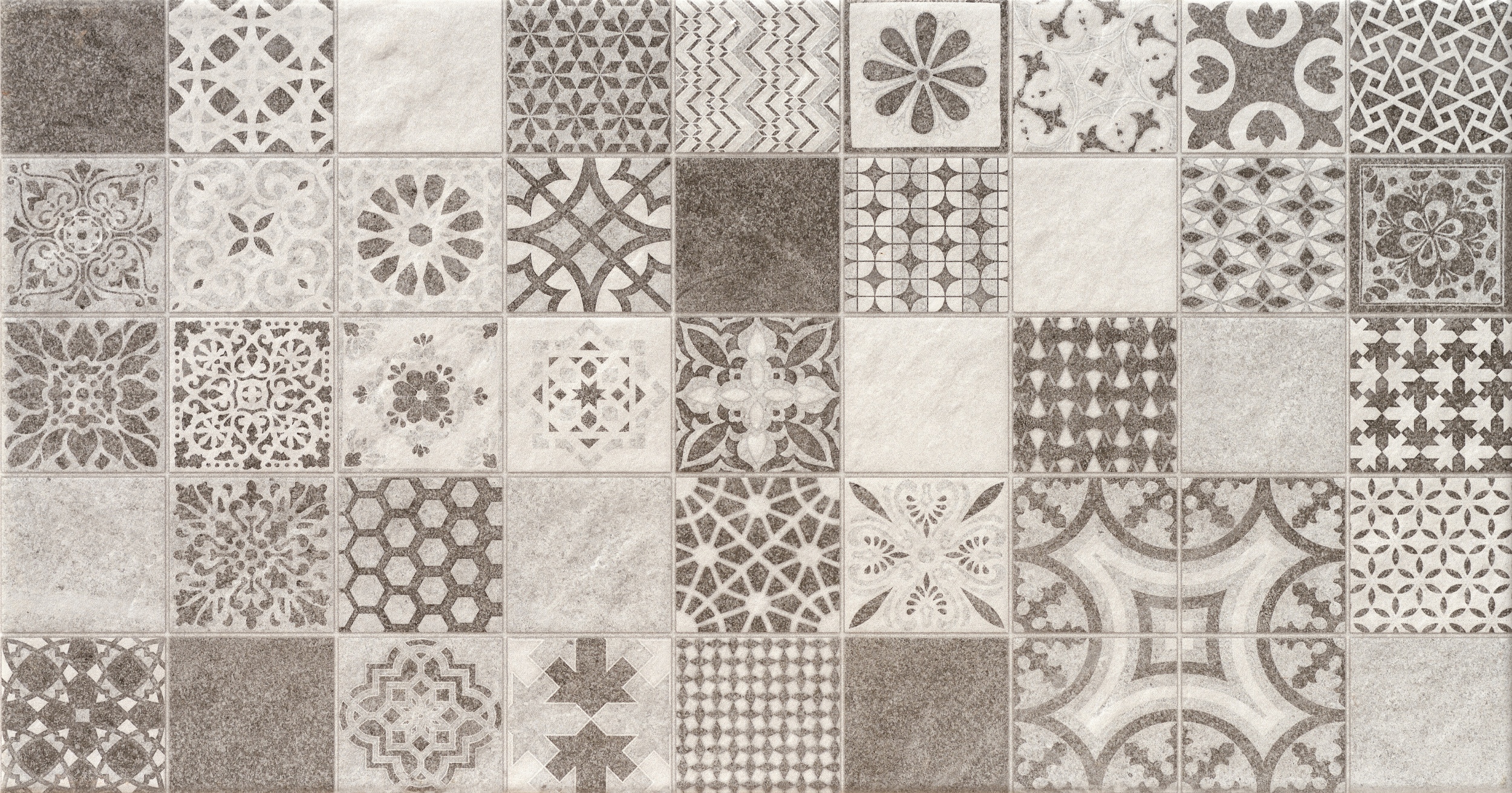 Dekorfliese Vintage-Fliese Wandfliese Mystone Hidra Perla hellgrau