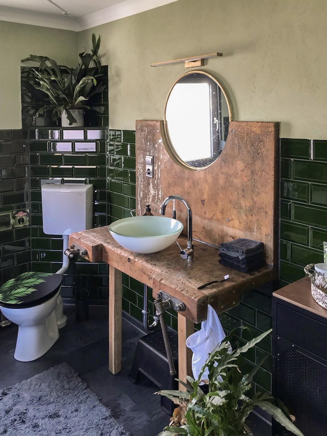 Kundenfoto Metrofliese flaschengrün glänzend