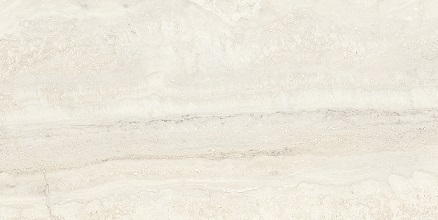 Fliese raffinierte Travertin-Steinoptik creme matt 30x60 cm "Invictus Ivory" rektifiziert