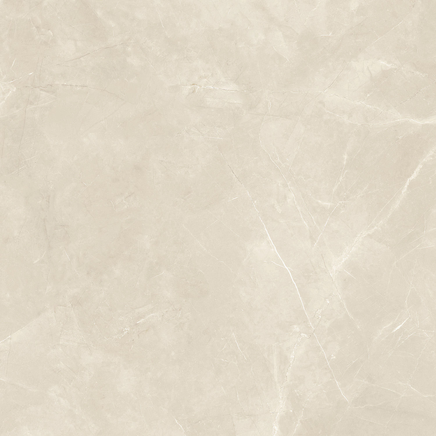 Fliese Steinoptik beige poliert "Magda Marfil" Feinsteinzeug rektifiziert