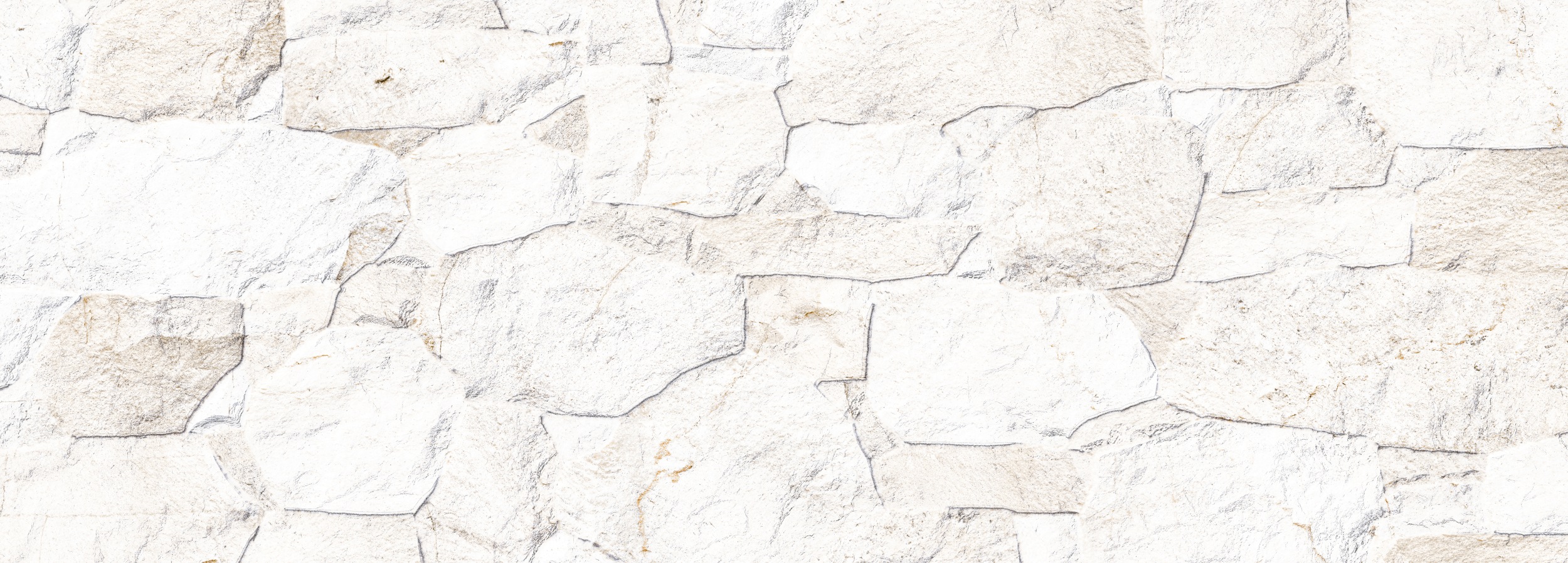 Verblender Fliese Bruchsteinoptik Terranova White 32x89 cm Wandverkleidung Steinoptik im Badezimmer