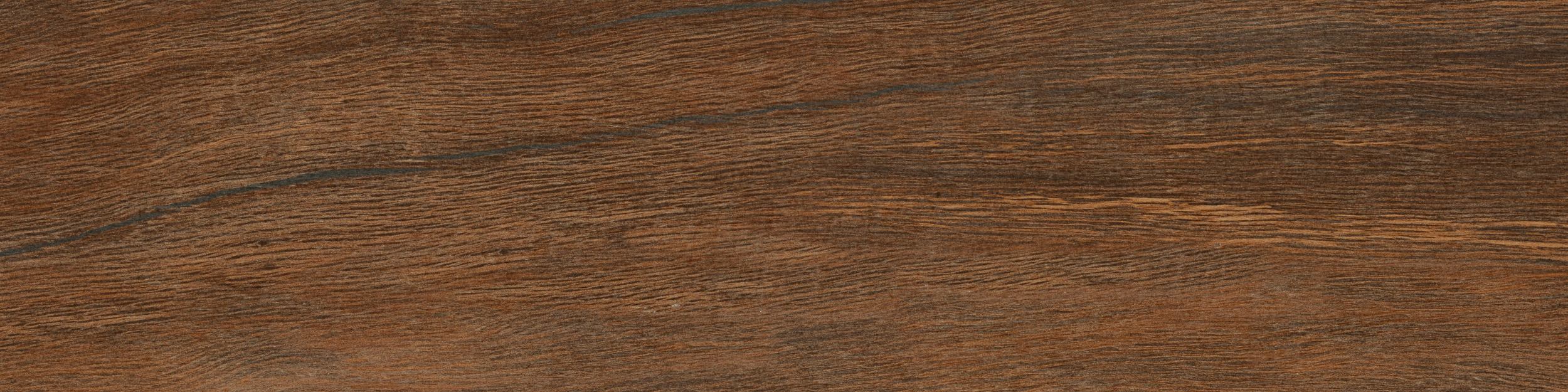 Bodenfliese Fischgraet 10x40 cm Eiche-Holzoptik dunkel Serenissima I Lecci Verniciato dunkelbraun