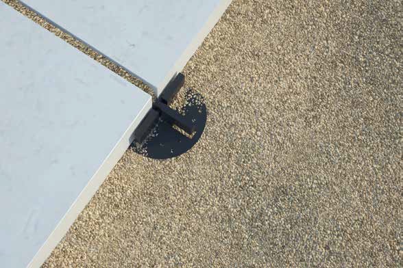 Stelzlager Fugenkreuz mit Spitze für Terrassenplatten | zur Verlegung auf Kies, Splitt, Sand & Gras