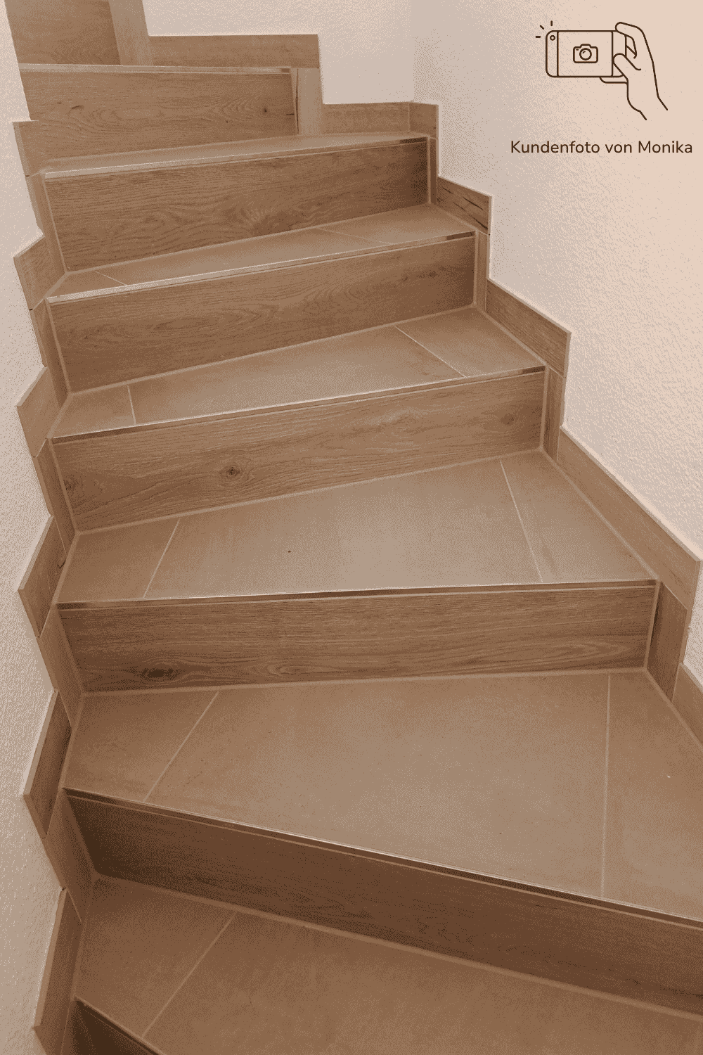 Fliese Holzoptik warme Eiche 30x120 cm "I Roveri Rovere Intenso" rektifiziert