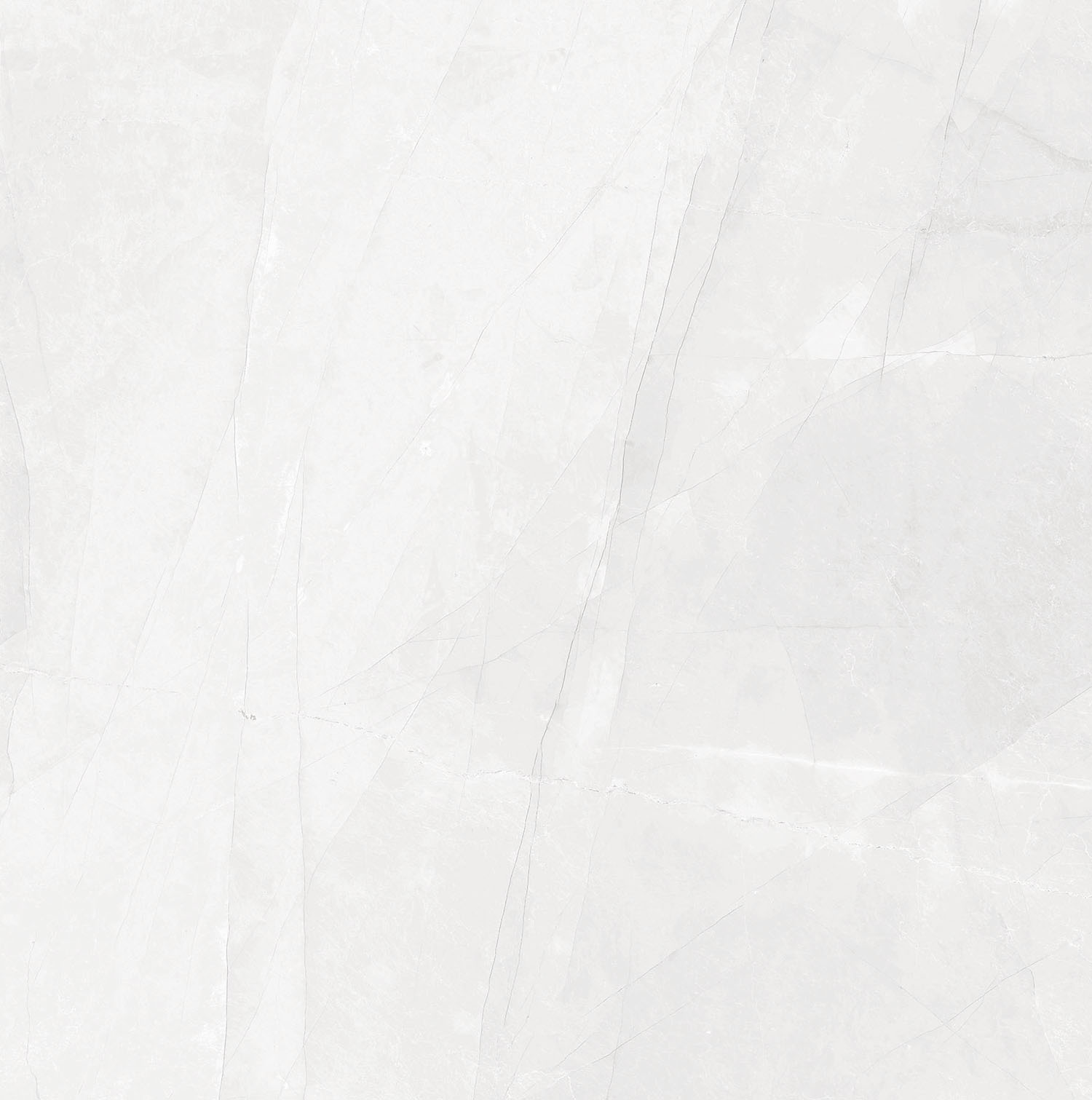 Fliese Steinoptik weiß poliert "Magda Blanco" Feinsteinzeug rektifiziert