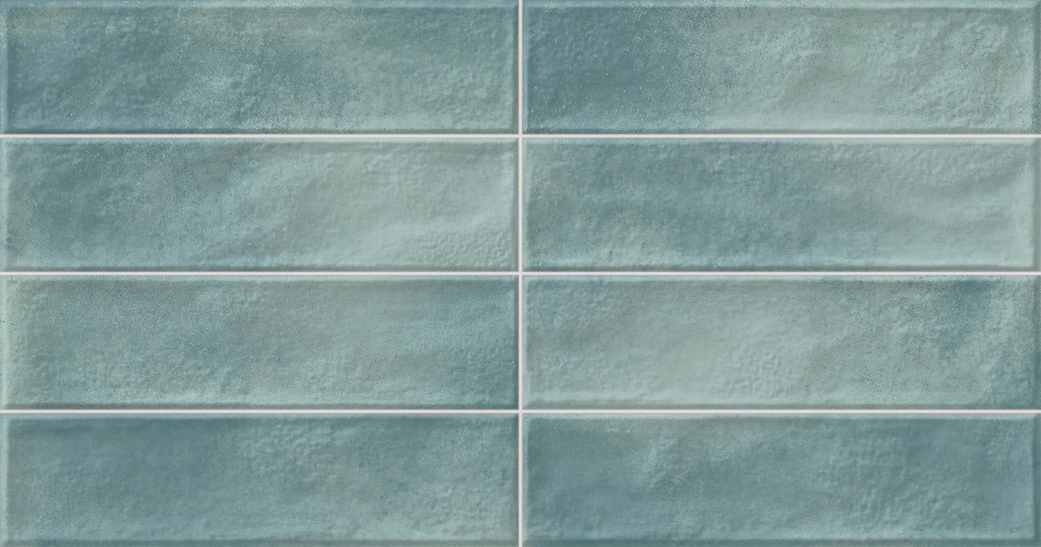 Wandfliesen Metrofliesen Manhattan Aquamarine 31x60 cm blau hellblau türkis Metro-Fliesen