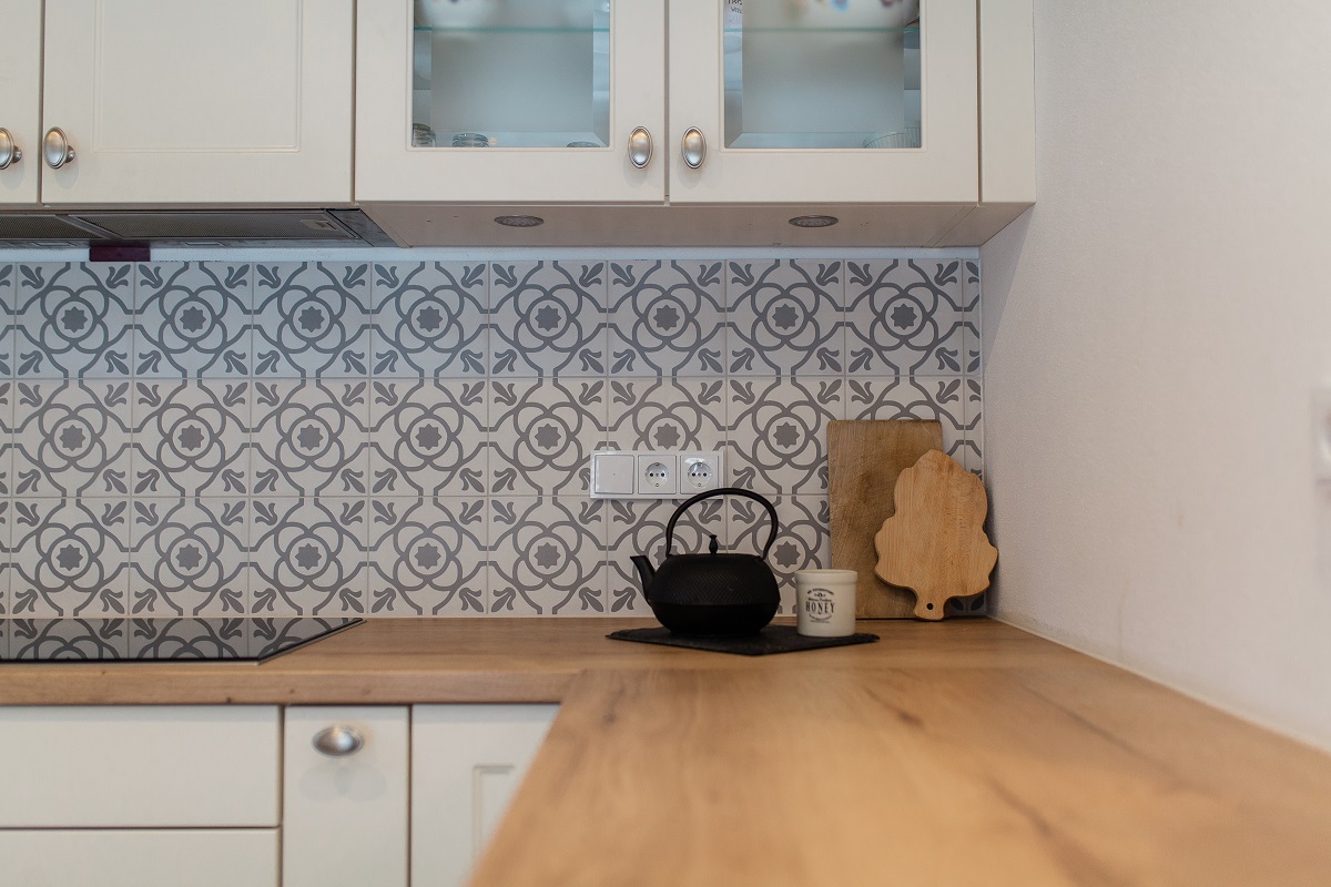 Fliese Patchwork Dekor Zementoptik grau Contrasti Tappeto 2 Ragno by Marazzi