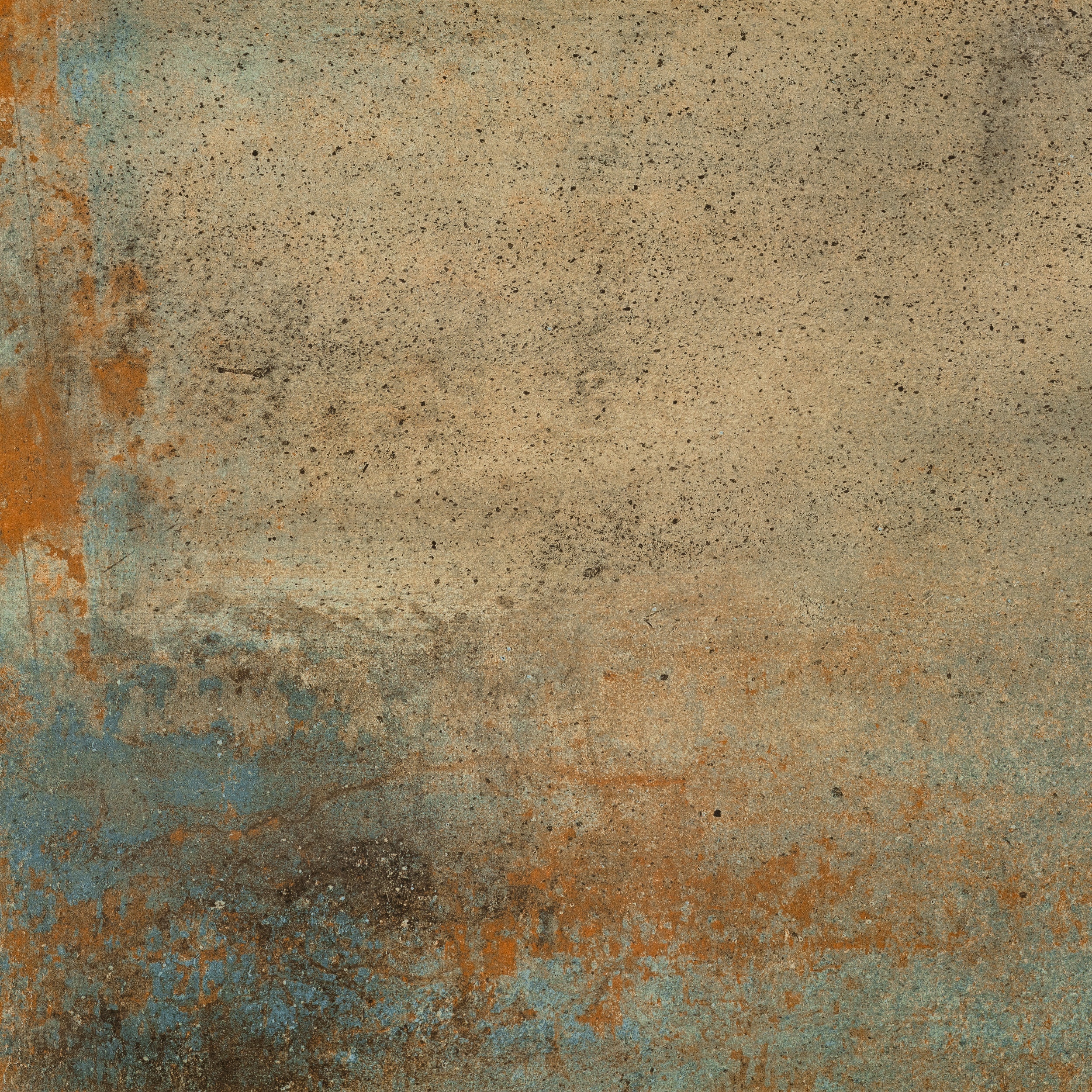 100x100 cm Fliese Metalloptik Serenissima Costruire Metallo Verde Bodenfliesen Wandfliesen Grünspan-Kupfer Rost