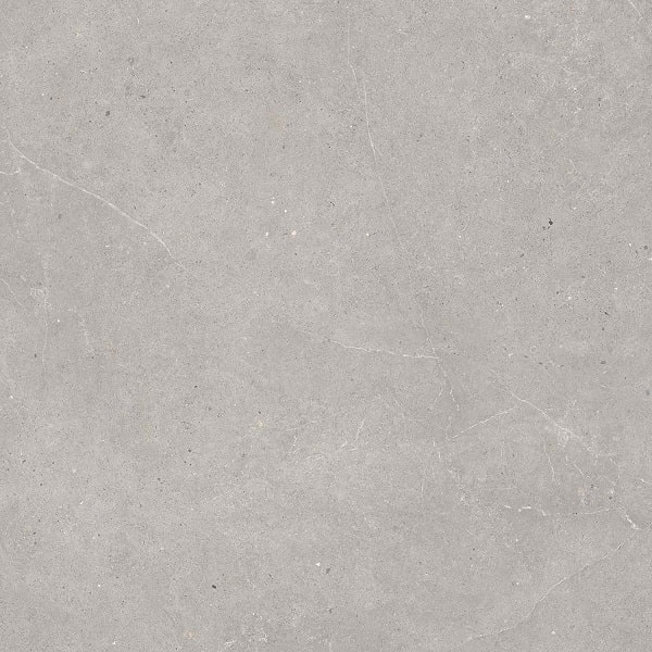 Fliese Kalkstein-Optik grau matt "Serenna Grey" Feinsteinzeug rektifiziert