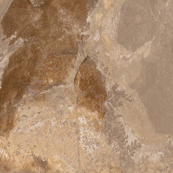 Fliese Steinoptik rustikal orange rot "Bor Oxido" rektifiziert