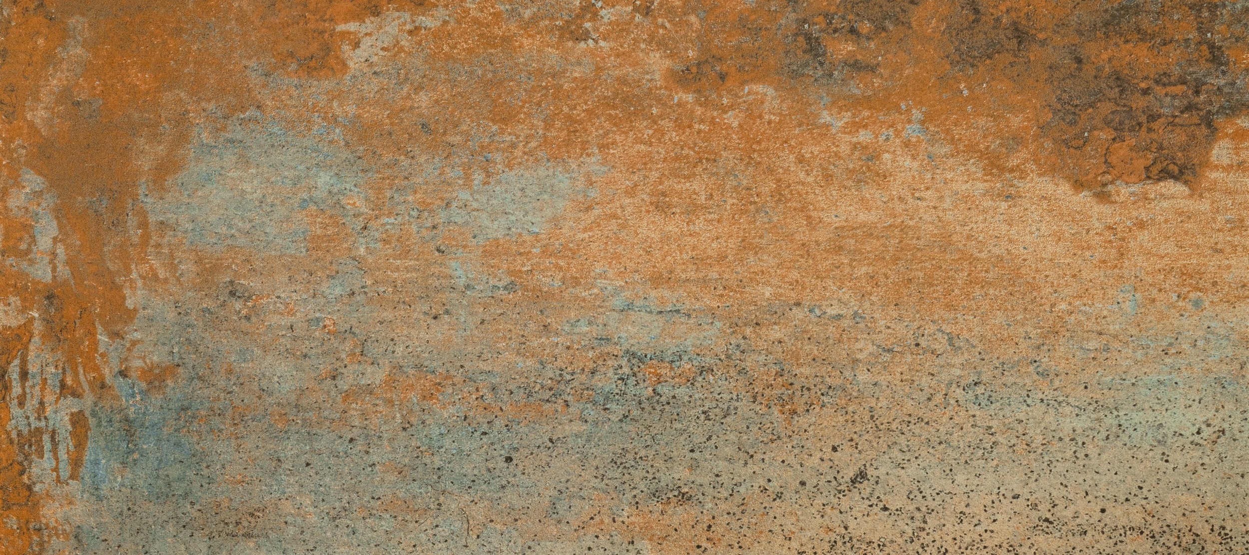 80x180 cm Fliese Metalloptik Serenissima Costruire Metallo Verde Bodenfliesen Wandfliesen Grünspan-Kupfer Rost