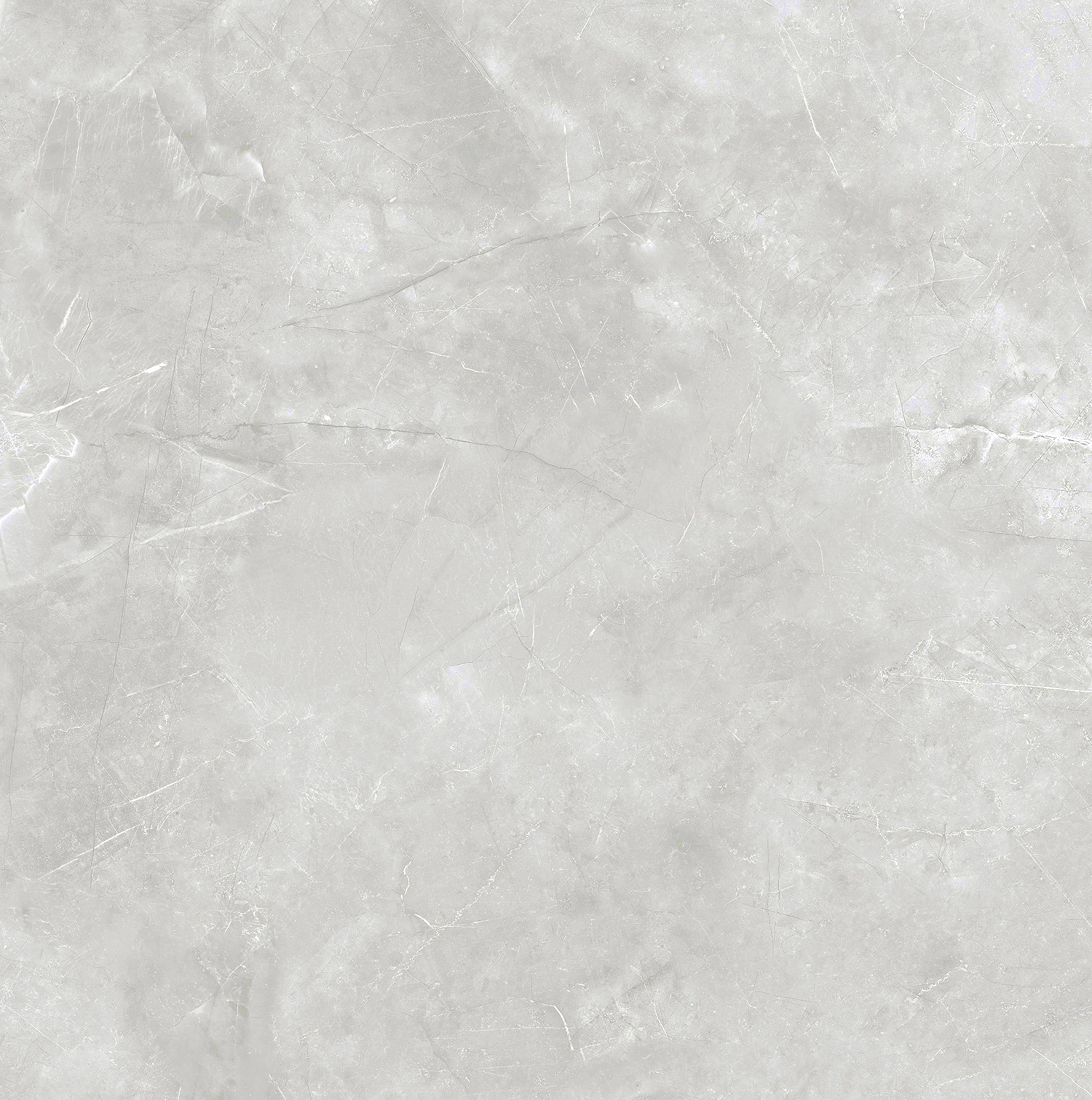 Fliese Steinoptik hellgrau poliert "Magda Perla" Feinsteinzeug rektifiziert