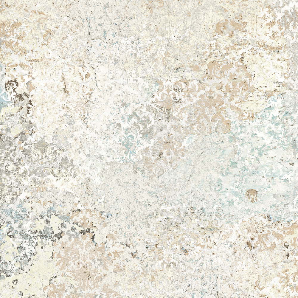 Fliese Ornamente Vintage Teppichoptik beige Carpet Sand natural