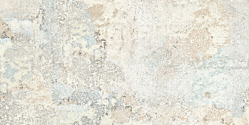 Fliese Ornamente Vintage Teppichoptik beige Carpet Sand natural