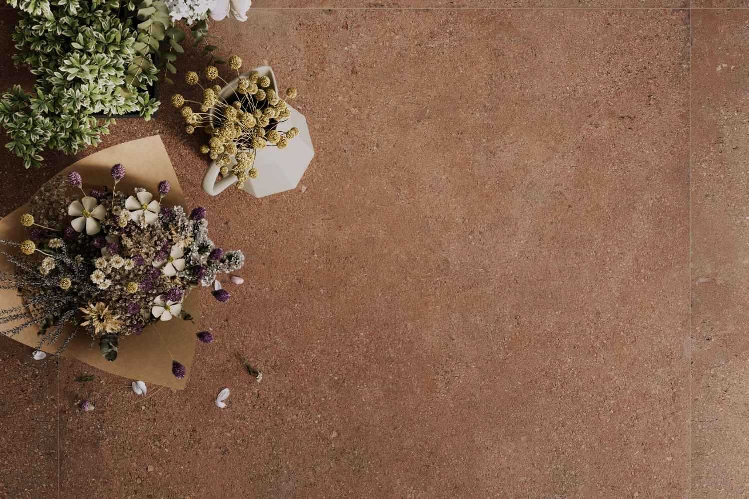 Fliese Natursteinoptik beige "Duo Back Cotto" Steinoptik rektifiziert