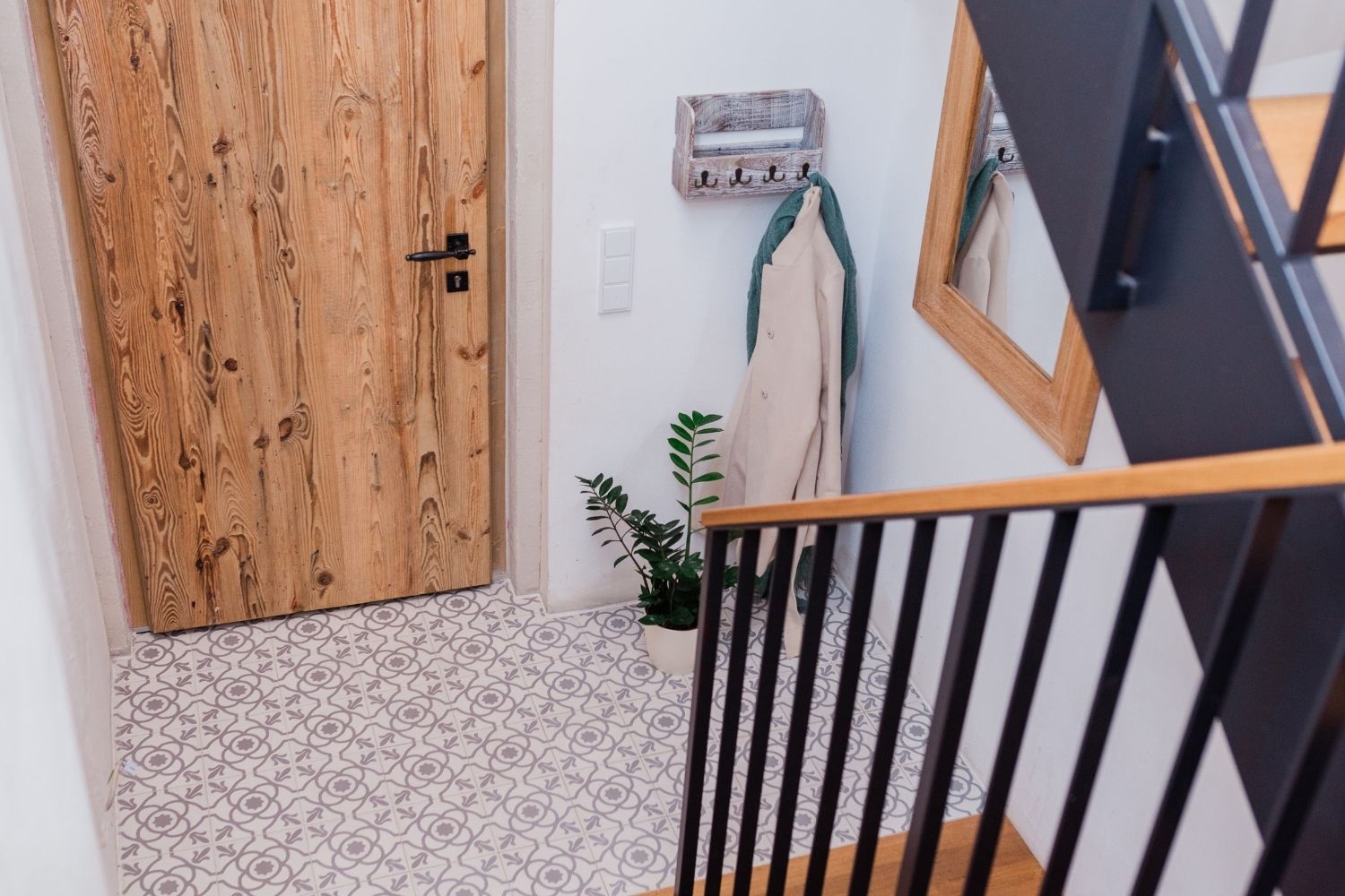 Fliese Patchwork Dekor Zementoptik grau Contrasti Tappeto 2 Ragno by Marazzi