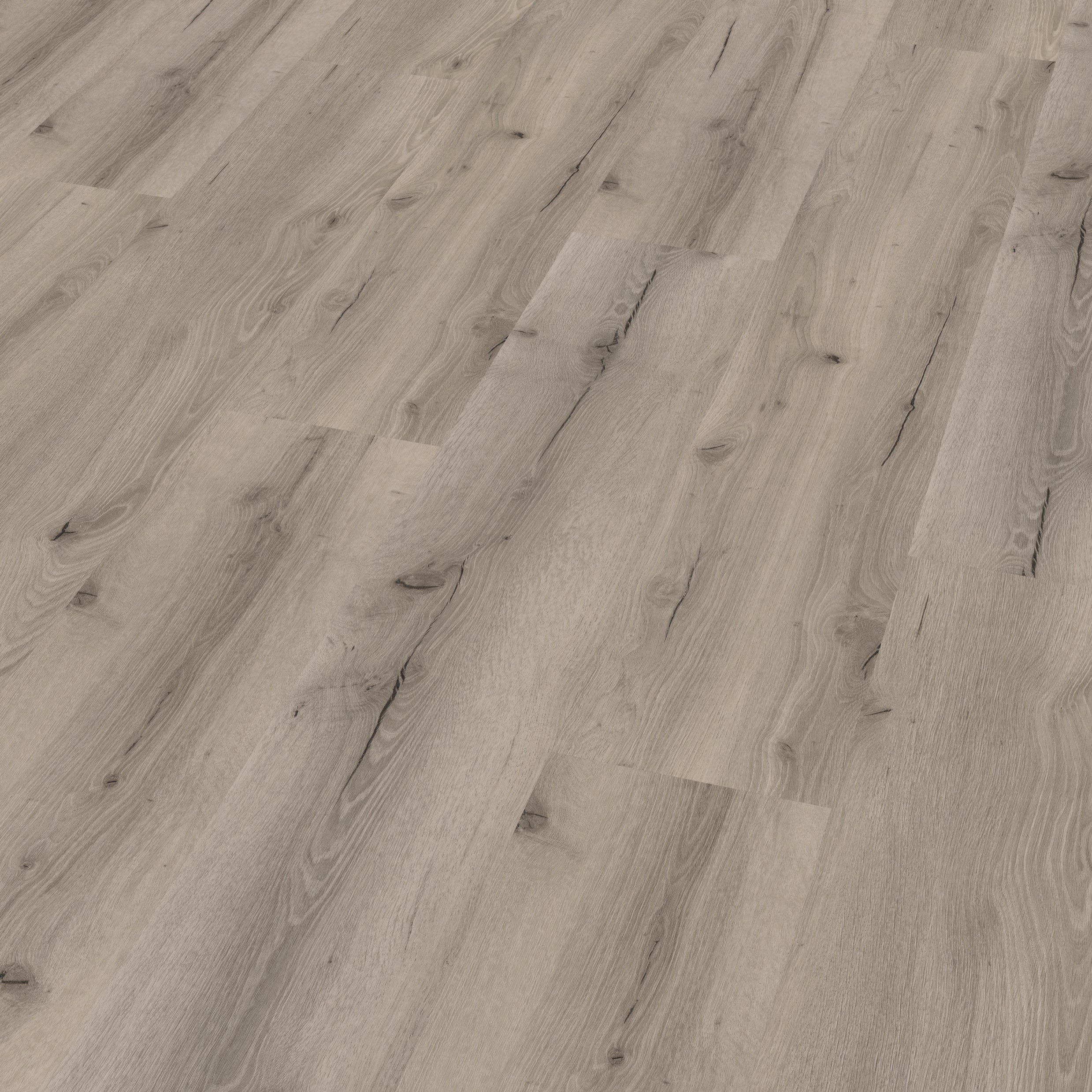 Klick-Vinyl Eiche Vinylboden Holzoptik 152x22.8 cm Stonewashed XL helle Eiche grau-braun