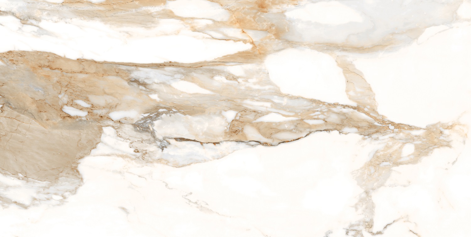 Fliese beige marmoriert Paonazzetto-Marmor-Optik glänzend poliert kalibriert Crash Beige