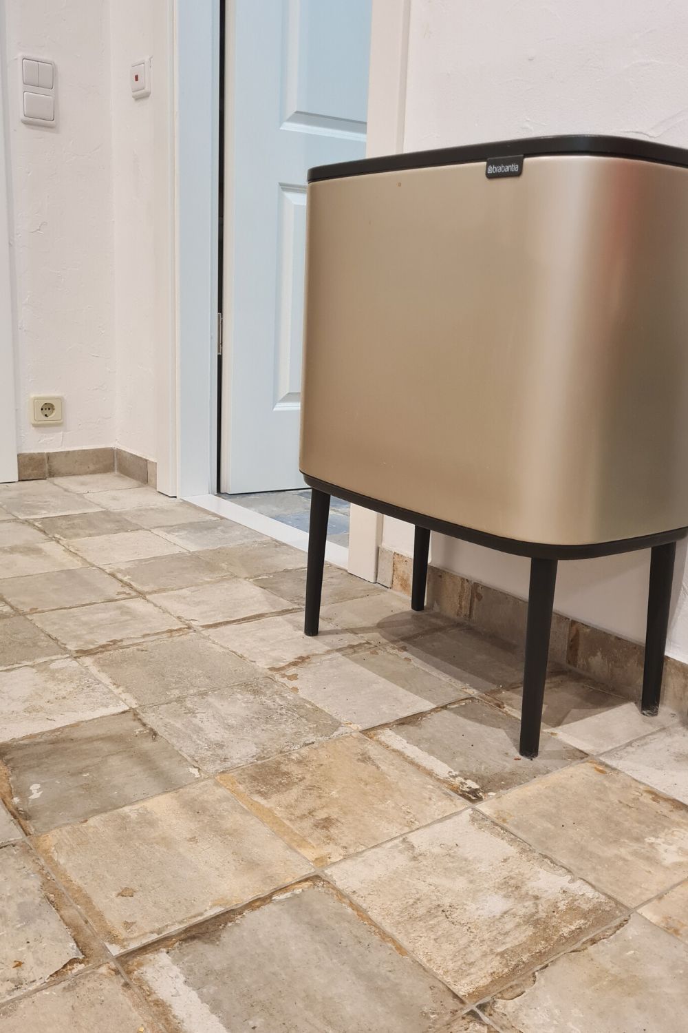 Fliese Vintage Retro grau beige Havana malecon Grigio CIR Farbmischung nach Zufall