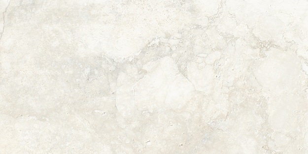 Fliese elegante Travertin-Steinoptik poliert "Invictus Cross White Krystal" rektifiziert