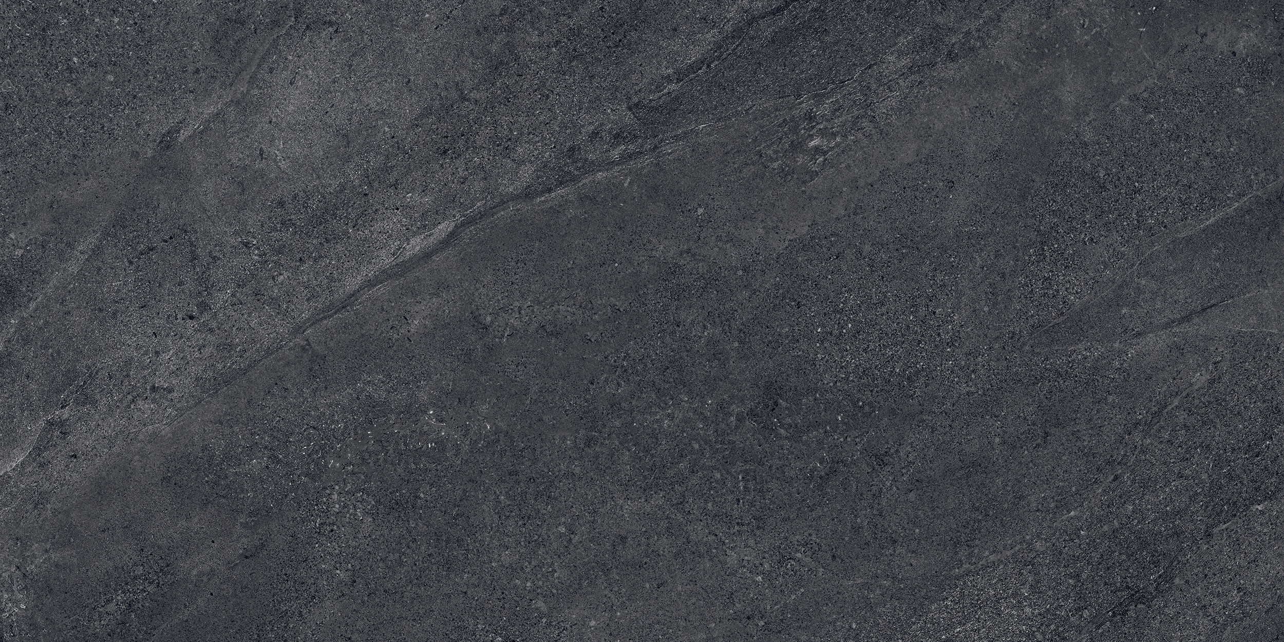 60x120 cm Fliese Natursteinoptik Sant Agostino Bergstone Black Steinoptik dunkelgrau schwarz