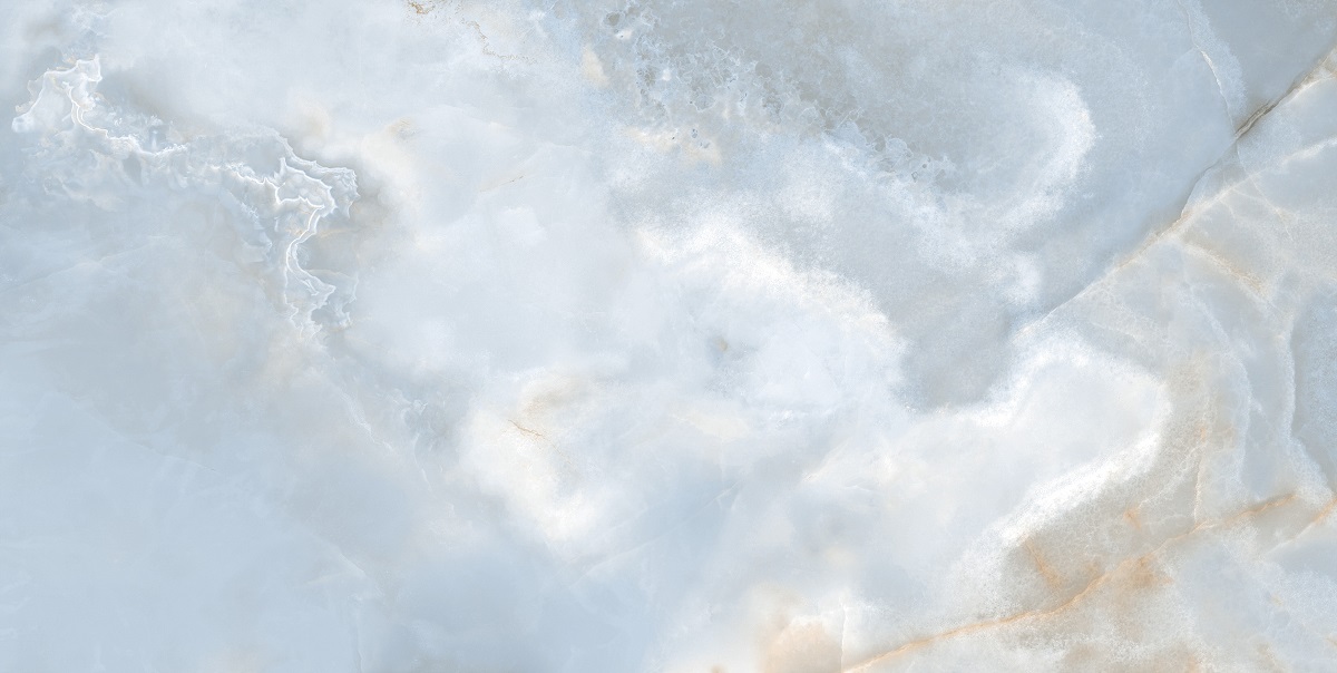 Fliese Achat-Optik grau-blau marmoriert glänzend poliert kalibriert Onix Pearl