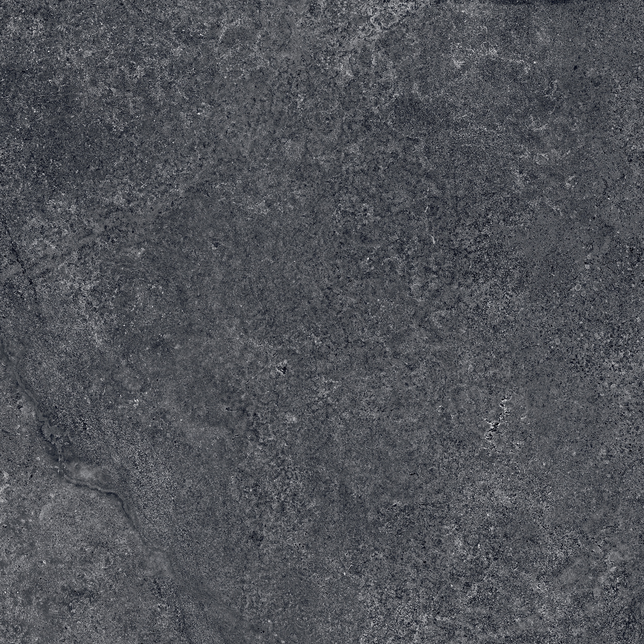 60x60 cm Fliese Natursteinoptik Sant Agostino Bergstone Black Steinoptik dunkelgrau schwarz