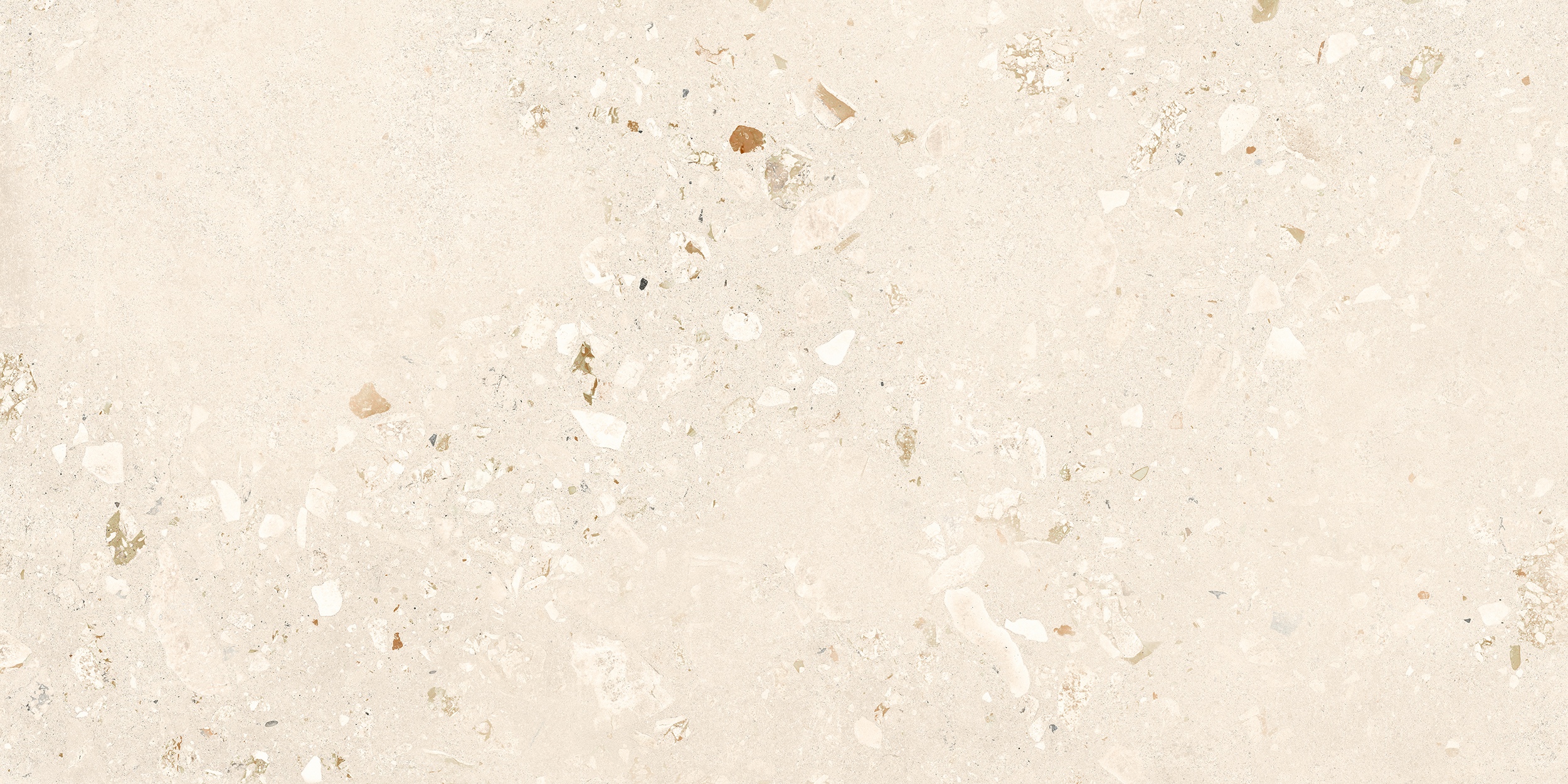 60x120 cm Fliese Terrazzo-Optik Logico Cosmo Light Sant Agostino creme elfenbein