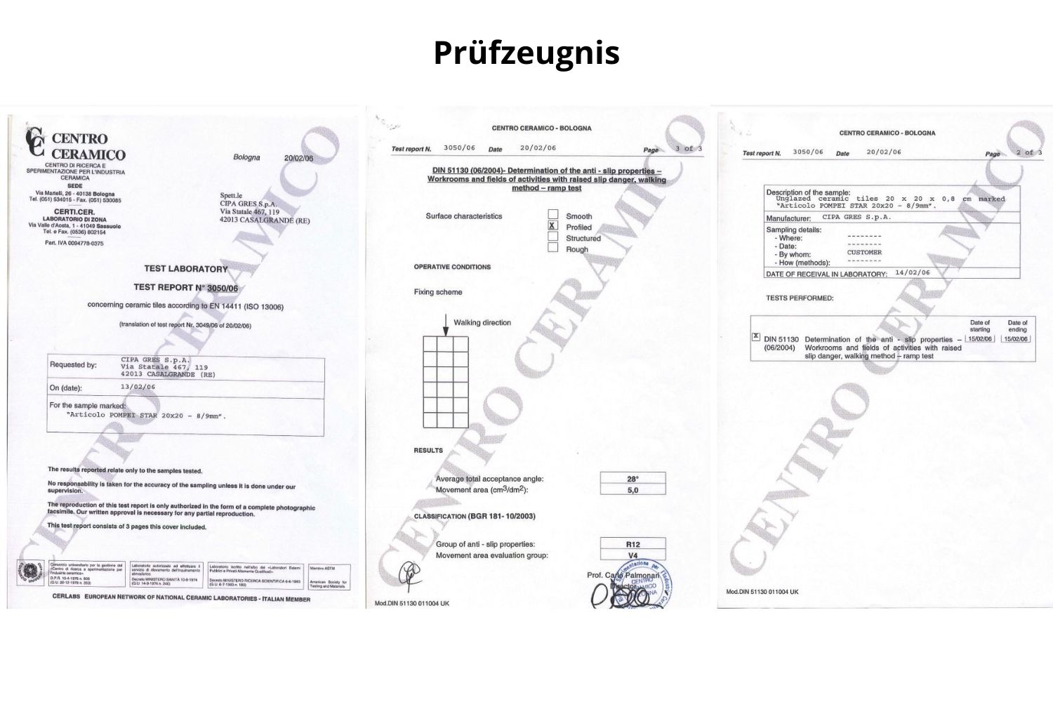 Gewerbe-Fliese R12 V4 ABC 20x20 cm rutschfest für Küche Großküche Gastronomie Feinkorn grau mix