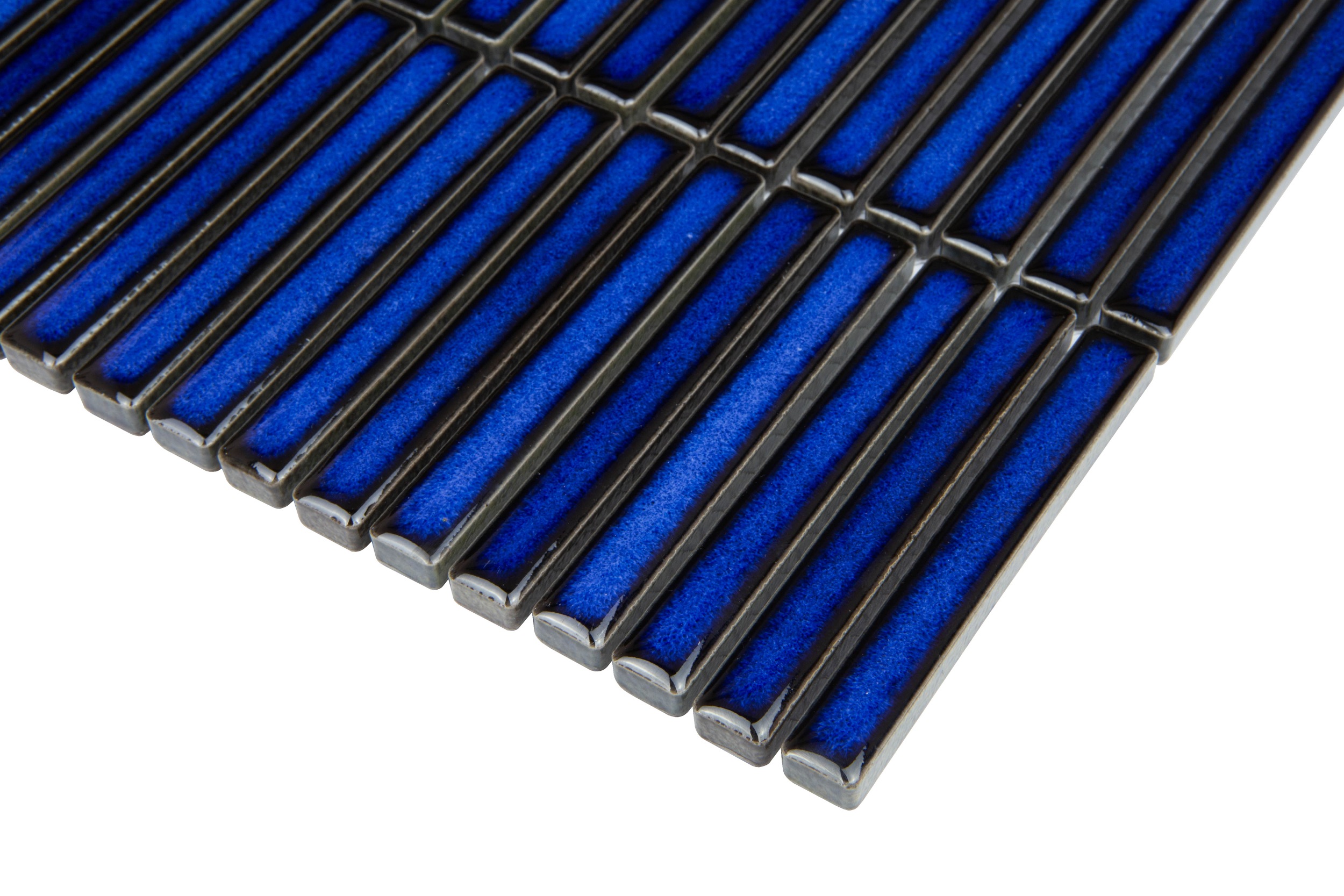 Mosaikfliesen blau Stäbchen türkis Küchenrückwand Küchenfliesen für Küche Wandfliesen im Bad