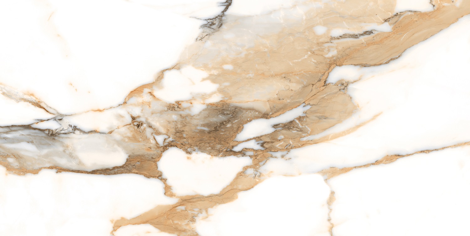 Fliese beige marmoriert Paonazzetto-Marmor-Optik glänzend poliert kalibriert Crash Beige