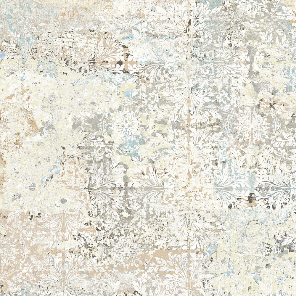 Fliese Ornamente Vintage Teppichoptik beige Carpet Sand natural