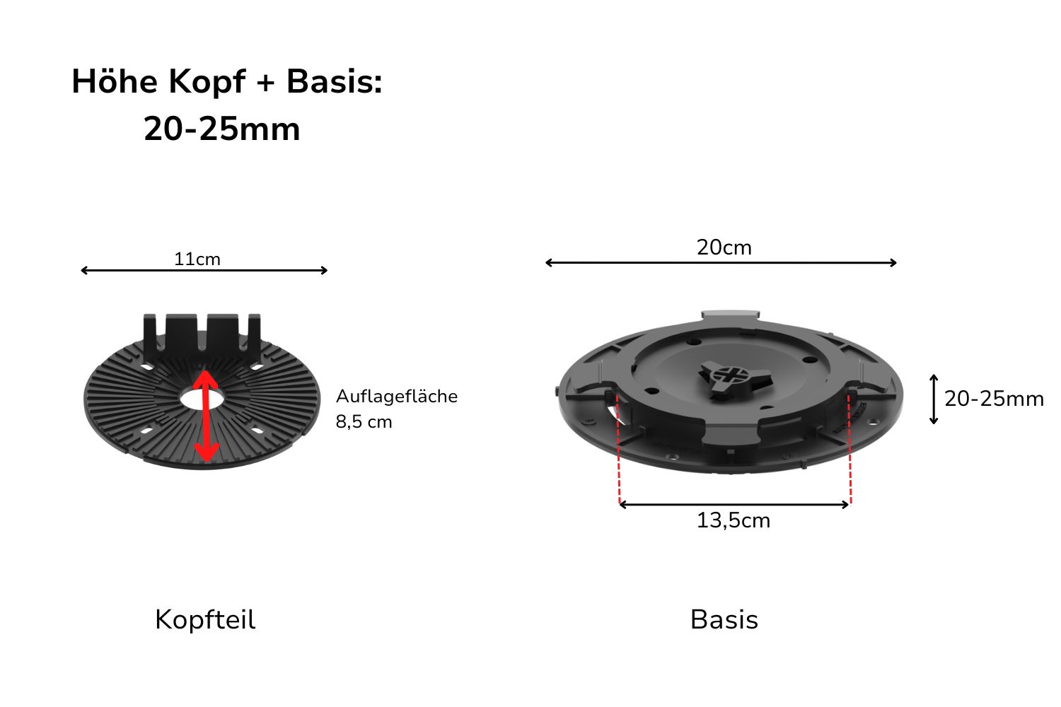 Stelzlager für Holzbalken höhenverstellbar "Easy"