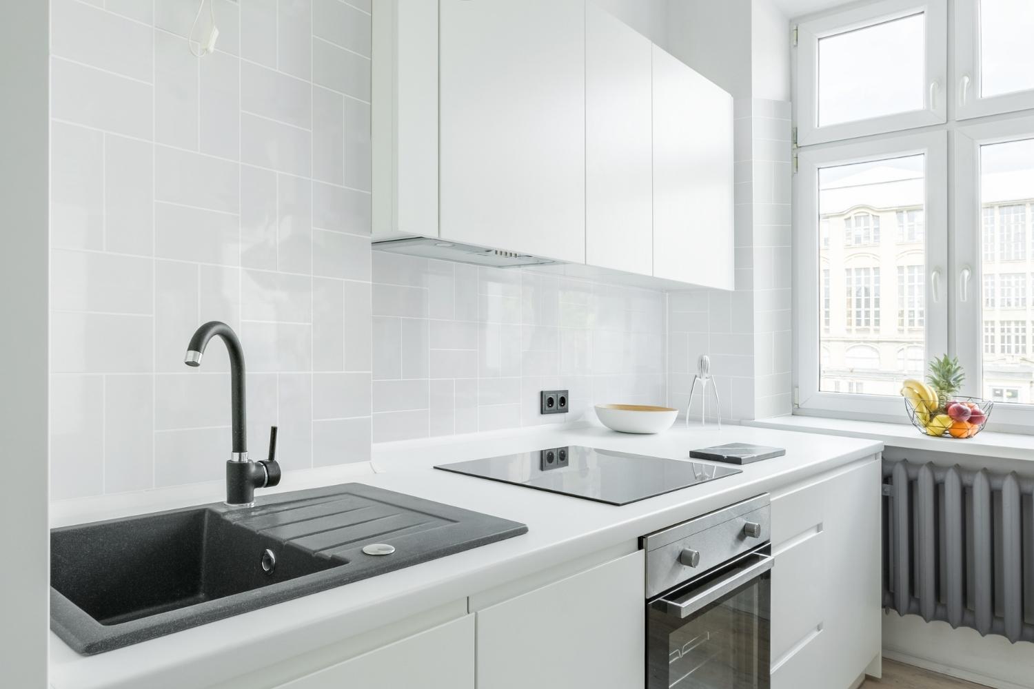 Metro Fliese ohne Facette weiß glänzend 10x20 cm Subway Wandfliese Küche Bad