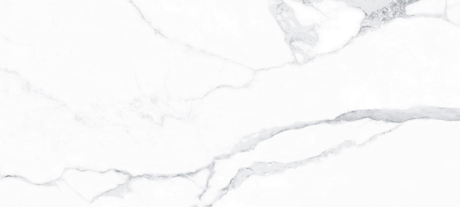 Wandfliese weiß marmoriert Calacatta-Marmoroptik gloss 33,3x100 cm "Artemisa Blanco" rektifiziert